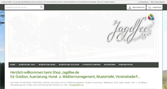 Desktop Screenshot of jagdfee.de