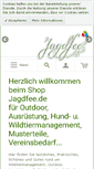 Mobile Screenshot of jagdfee.de