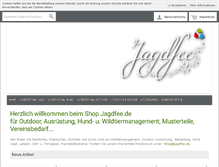 Tablet Screenshot of jagdfee.de